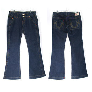 True Religion Bootcut Flair Dark Wash Denim Jeans